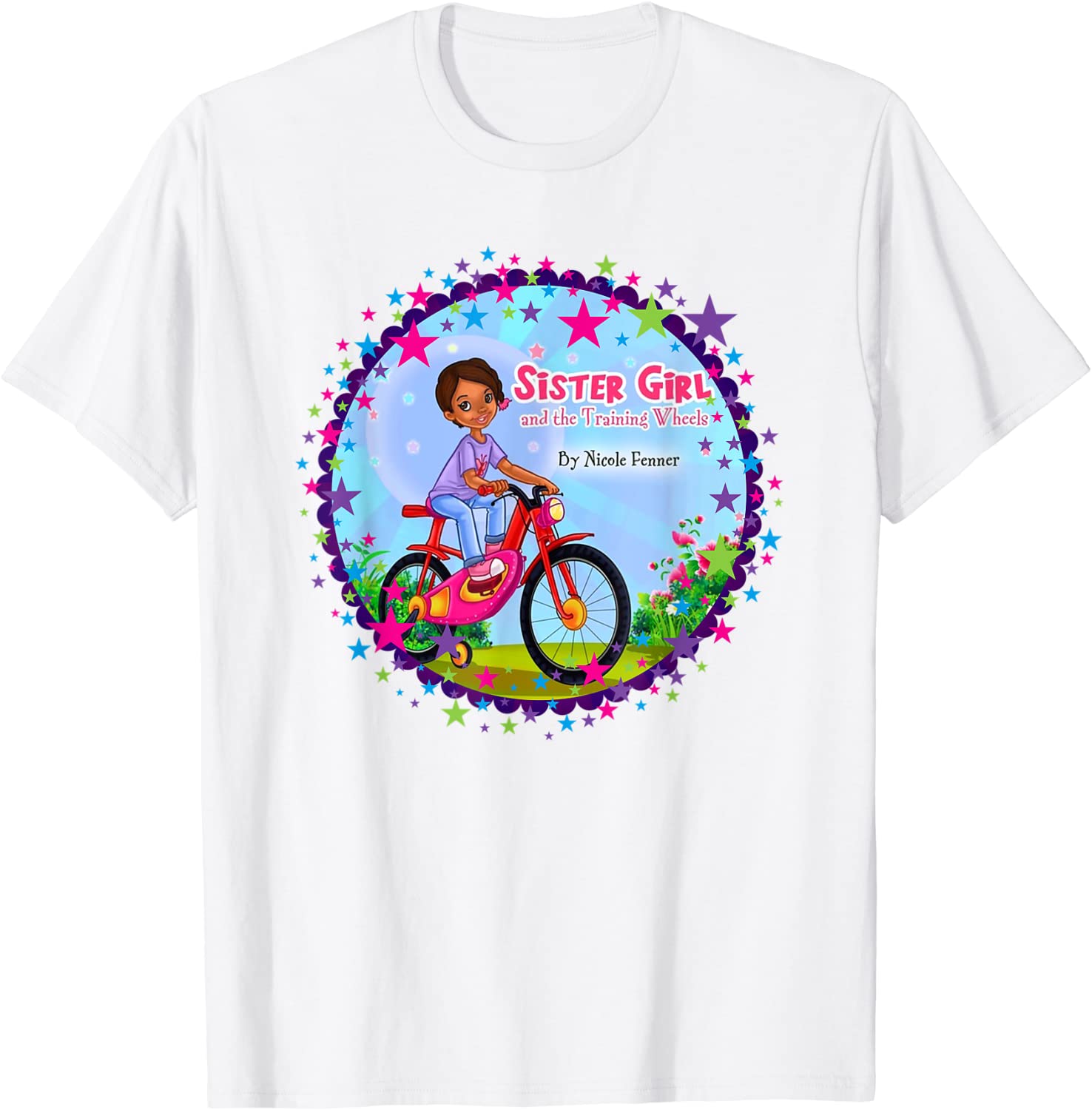 SISTER GIRL & THE TRAINING WHEELS T-SHIRT (ADULT)