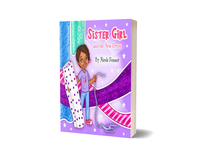 Sister Girl and the New Dress children's picture book cover